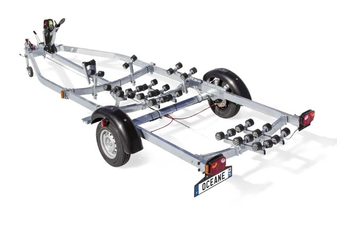 remorque de mise à l'eau