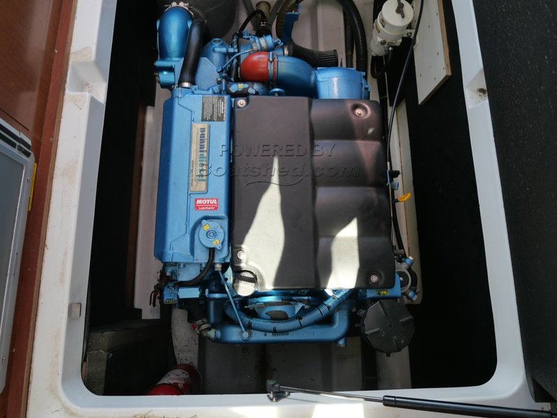 Moteur Diesel Nanni 200cv sur ligne d'arbre